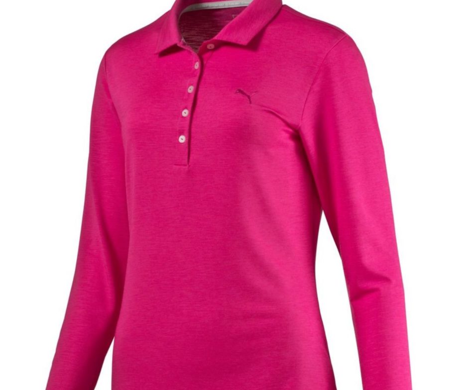 Puma Ladies Long Sleeve Polo 570529 Bonaventure Discount Golf