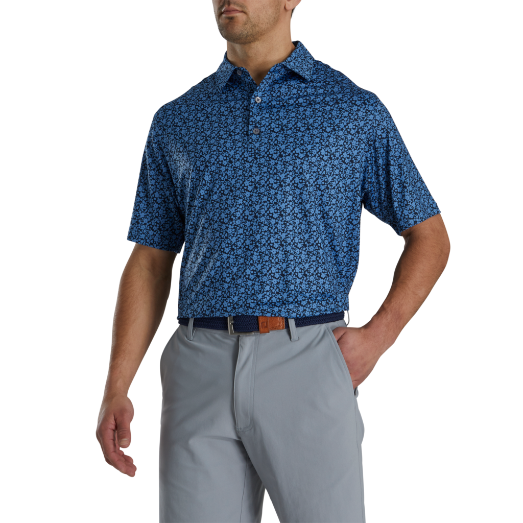 FR2 GOLF polo shirt ブルー 半袖 HarborsidePerformanceGolfPolo_