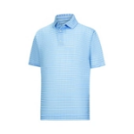 FJ Heather Stripe Pique Polo