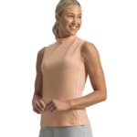 Womens Keyhole Mock Neck Tank #38895