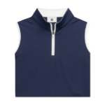 Girls Sleeveless Quarter-Zip Junior
