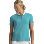 FootJoy Womens Collar Zip Polo
