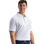 FOOTJOY LINEWORK FLORAL PRINT LISLE POLO