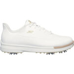 Skechers Womens GO GOLF Jasmine 2 Golf Shoes - White/Gold (123127WGD)